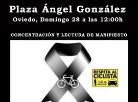 El paseo en Bici por Oviedo se suma al No+muertes en el ciclismo