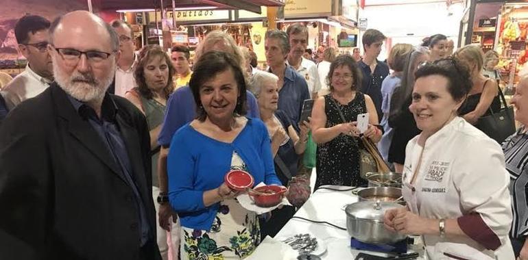 En Madrid tienen fiesta en La Paz con alimentos asturianos de restallu