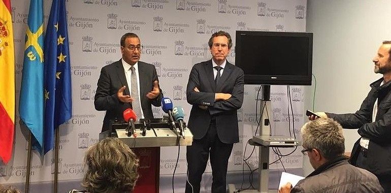 El Principado garantiza su apoyo al plan de vías de Gijón