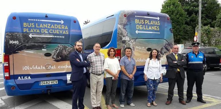 Las rutas de autobuses Playas de Llanes comienzan el 8 de julio 