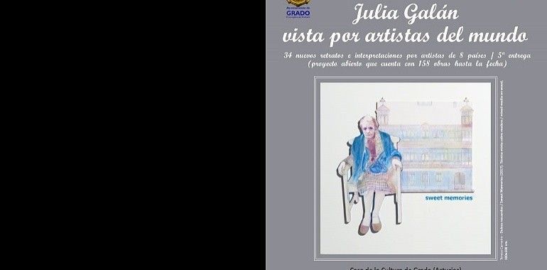 Julia Galán vista por artistas del mundo: 5ª edición en Grado