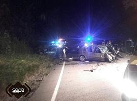 Un fallecido y un herido tras una colisión en Puente Quinzanas, Pravia