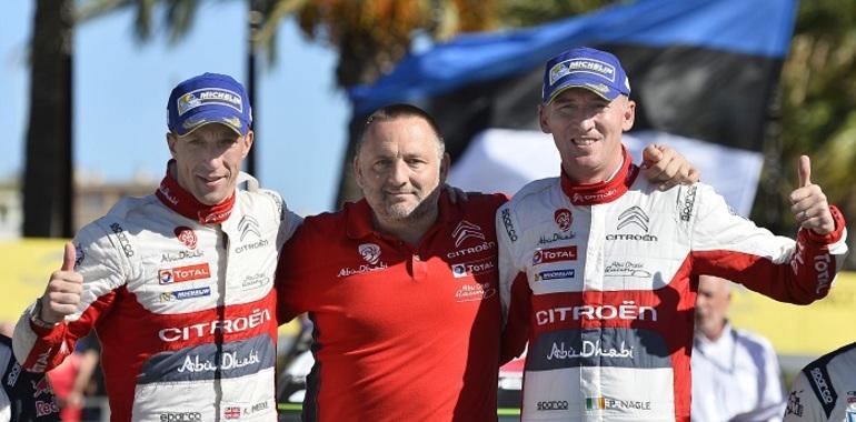 Kris Meeke gana de nuevo con el citroën c3 en el Rally de España