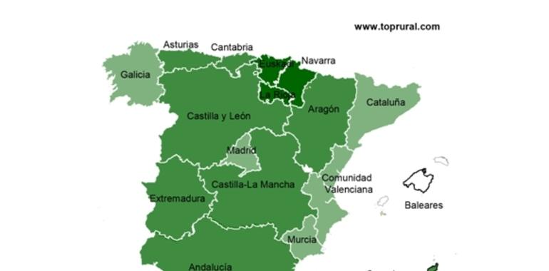 Asturias: El turismo rural alcanza el 57 % de ocupación en el puente del Pilar