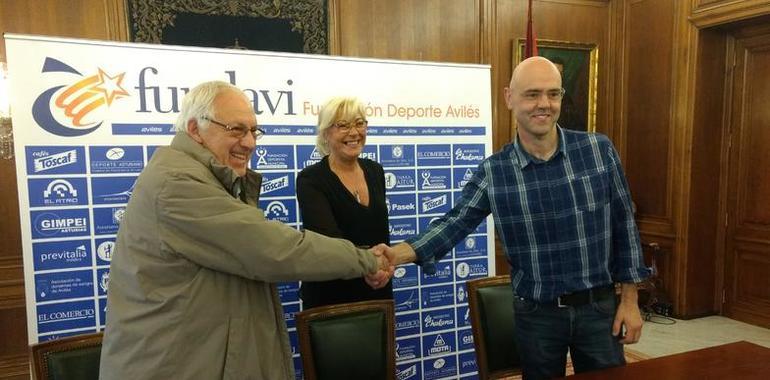 La Fundación Deportiva Avilés renueva su convenio con Crivencar Tierra Astur