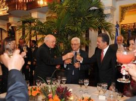 Presidente Fernández ofrece cena de honor a Mahmoud Abbas