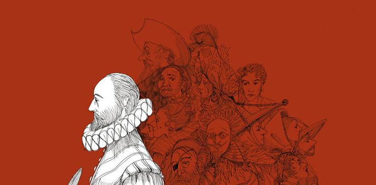 16 personajes de Cervantes vivirán en Avilés hasta el 13 de enero