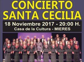 El Orfeón de Mieres ofrece mañana su concierto de Santa Cecilia