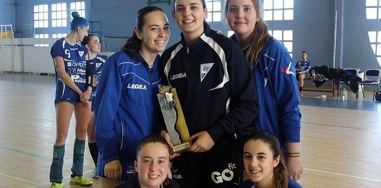 El Oviedo Balonmano Femenino es subcampeón de la Copa Principado
