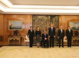Reuniones del presidente de Ecuador con el Rey Felipe y presidente del Gobierno 