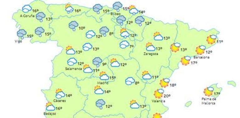  ‘Bruno’ reparte lluvia, viento y nieve en España
