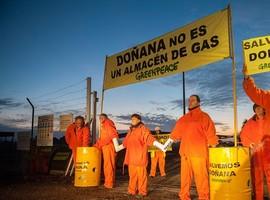 Greenpeace insiste en los riesgos sísmicos del almacén de Gas en Doñana