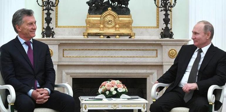 Espaldarazo de Putin al presidente de Argentina, Macri