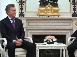 Espaldarazo de Putin al presidente de Argentina, Macri