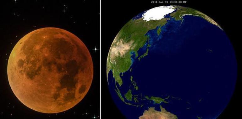 Miércoles de Luna, Superluna, Pleniluna y eclipse total 