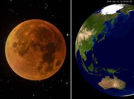 Miércoles de Luna, Superluna, Pleniluna y eclipse total 