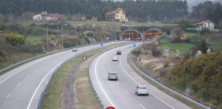 Corte de tráfico en el carril derecho de la Autovía A-66 en Asturias