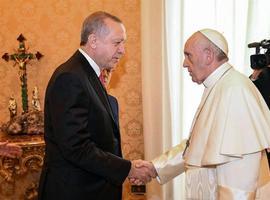 El Papa y Erdogan tratan sobre Jerusalén, a puerta cerrada, en el Vaticano