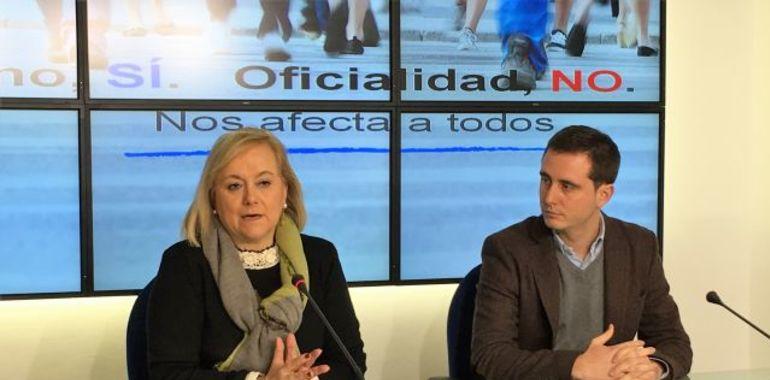 El PP carga contra la alcaldesa de Gijón en su campaña contra el asturiano 