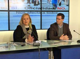 El PP carga contra la alcaldesa de Gijón en su campaña contra el asturiano 