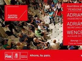 Asamblea abierta del POSE-Oviedo en defensa de las pensiones