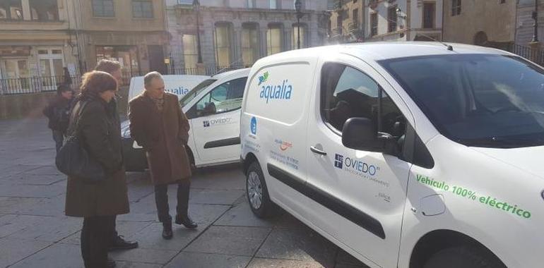 El servicio municipal de agua de Oviedo añade cuatro vehículos eléctricos