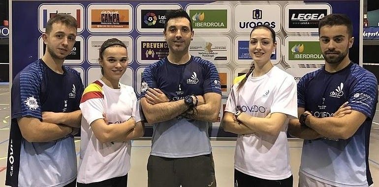 4 nuevas raquetas del Bádminton Oviedo para el Campeonato de Europa