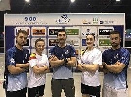 4 nuevas raquetas del Bádminton Oviedo para el Campeonato de Europa