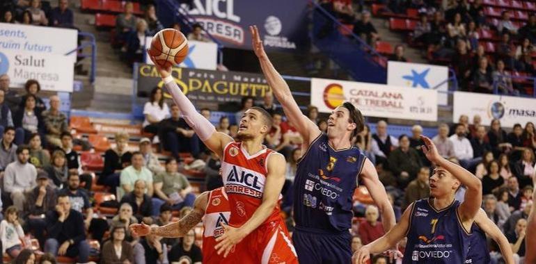 El Unión Financiera Baloncesto Oviedo roza el triunfo en Manresa 