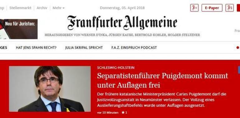 La Justicia alemana libera a Puigdemont y rechaza la rebelión