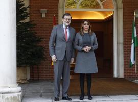 Rajoy compromete con Susana Díaz abordar ya la financiación autonómica