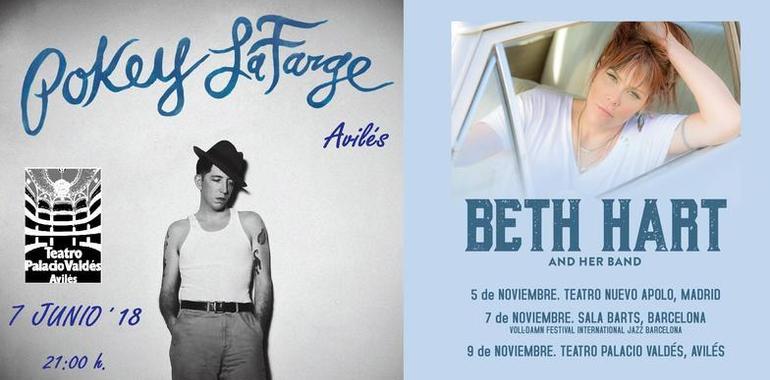 Pokey LaFarge y Beth Hart actuarán en Avilés en junio y noviembre
