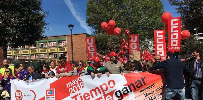 Miles de asturian@s en Langreo: Tiempo de Ganar