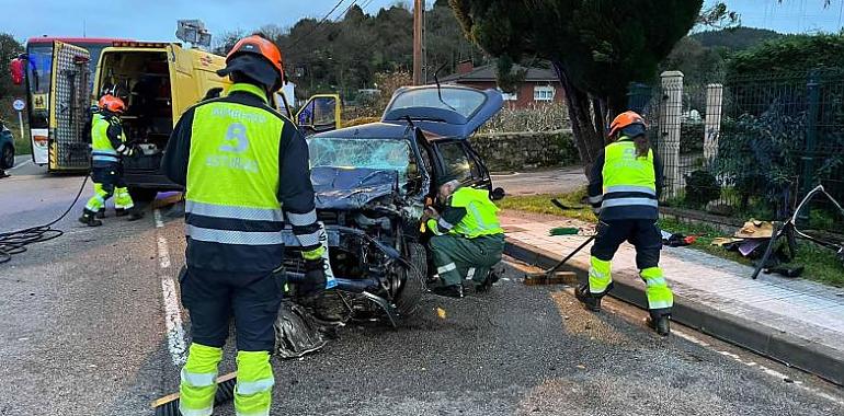 Cinco personas han resultado heridas en un accidente de tráfico en Corvera