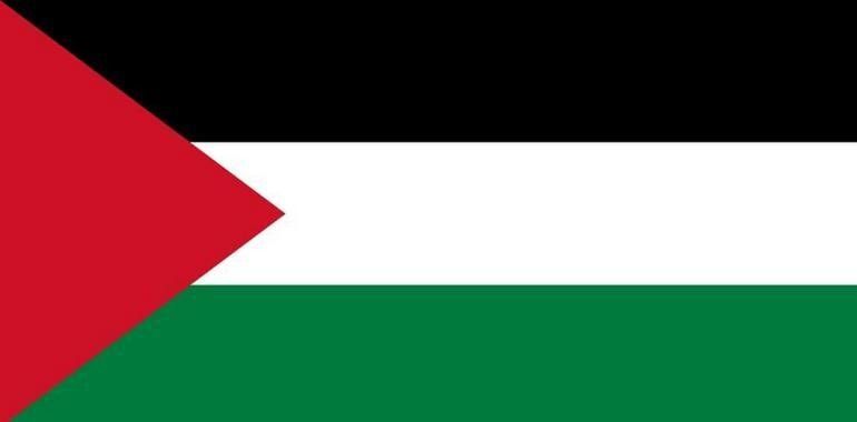 Izado de la bandera palestina en la UNESCO