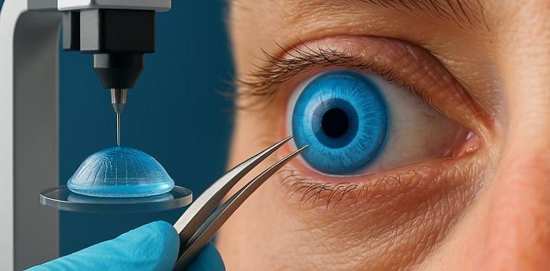 Imprimen córneas humanas en 3D: la ciencia abre los ojos a millones de personas con riesgo de ceguera