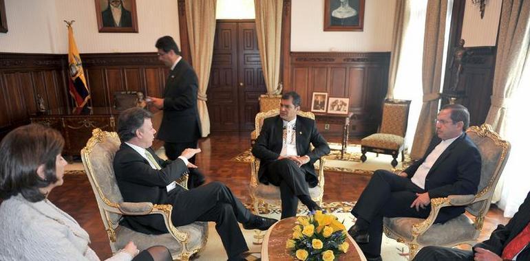 Santos destacó la importancia de los acuerdos logrados con Ecuador 