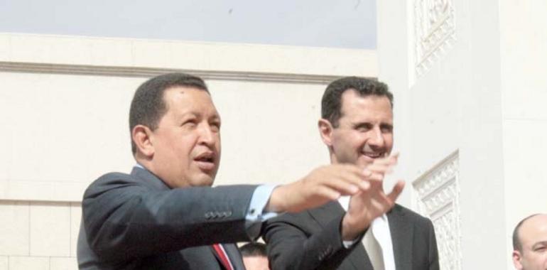 Chávez conversó con su par sirio Bashar Al-Assad 