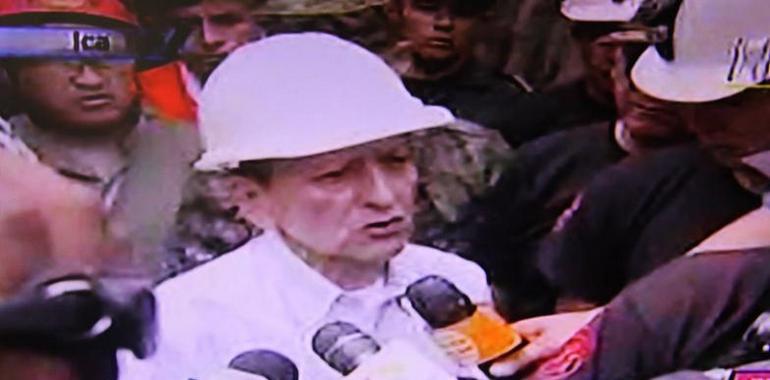 Perú pide ayuda a empresas mineras del mundo para el rescate de los mineros de Ica