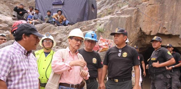 Aliento y esperanza para los mineros atrapados en la mina peruana de Ica