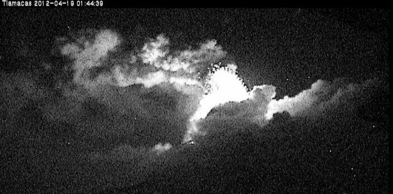 Se eleva el estado de alerta por la actividad del volcán Popocatépetl