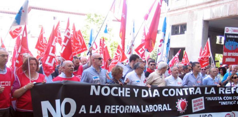 Los sindicatos convocan una concentración contra la siniestralidad laboral el 30 de mayo en Oviedo