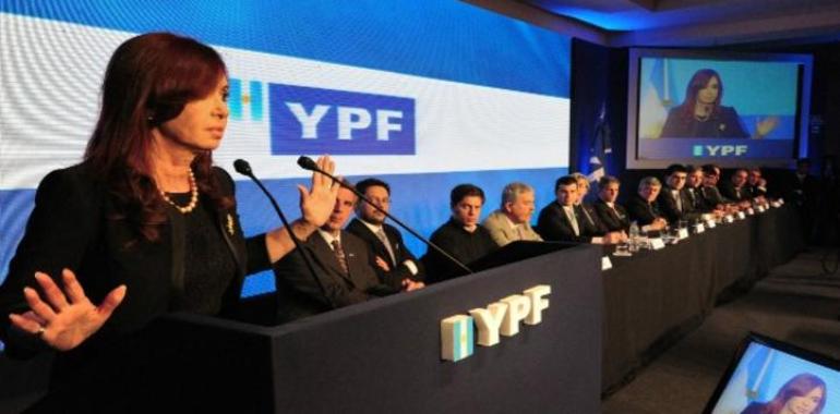 Kirchner llama a "mejorar el sistema energético argentino" y lograr una "gestión exitosa de YPF"