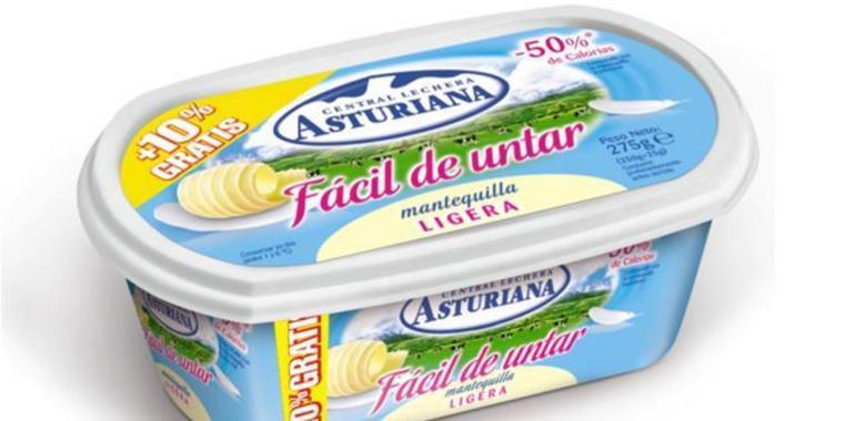 La auténtica mantequilla Central Lechera Asturiana, ahora con un 10% más gratis