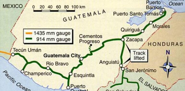 Feve firma un acuerdo con Guatemala para el desarrollo de sistemas de transporte ferroviario