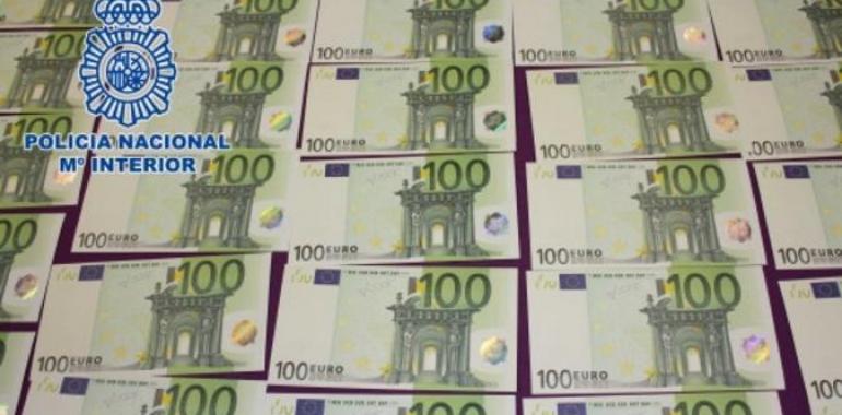 Desmantelada una red internacional de falsificadores de euros que había operado en Gijón