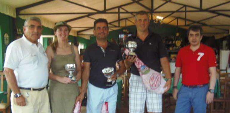 Ganadores del III Torneo Lisfersa en el Golf de Villaviciosa
