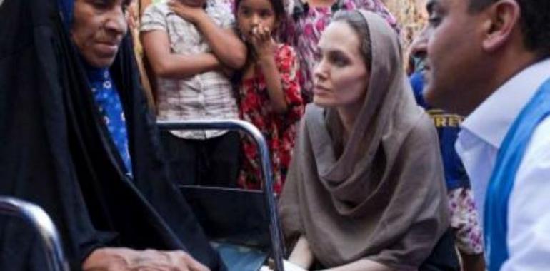 Angelina Jolie pide el apoyo urgente para los refugiados sirios y los retornados iraquíes