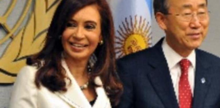 Ban Ki-moon se entrevistará con la presidenta de Argentina