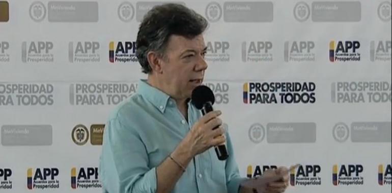 El presidente Santos envía mensaje de tranquilidad tras la intervención de Interbolsa
